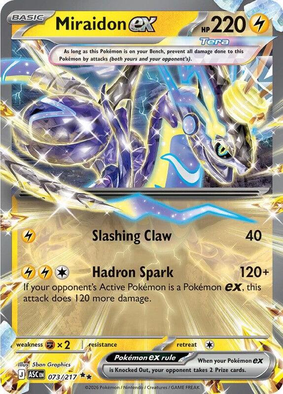 Miraidon ex 073/217 from ME: Ascended Heroes