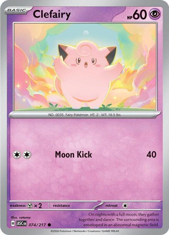 Clefairy 074/217 from ME: Ascended Heroes