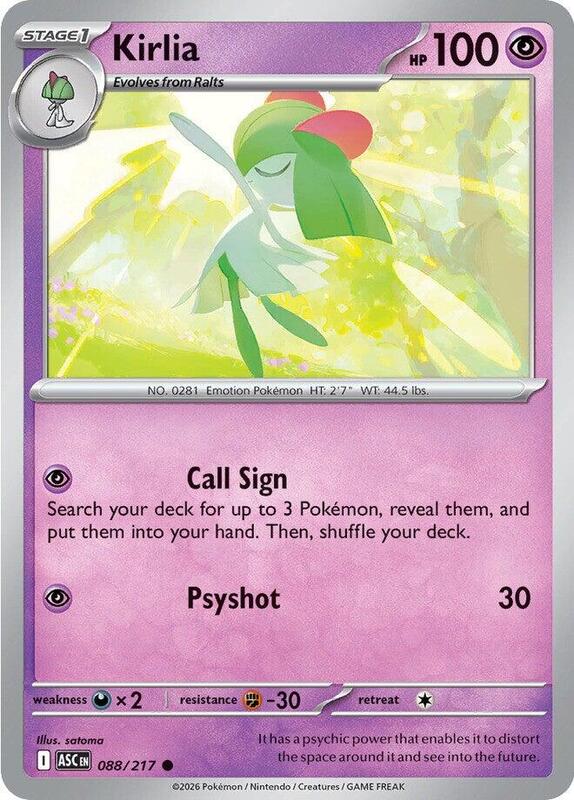 Kirlia 088/217 from ME: Ascended Heroes