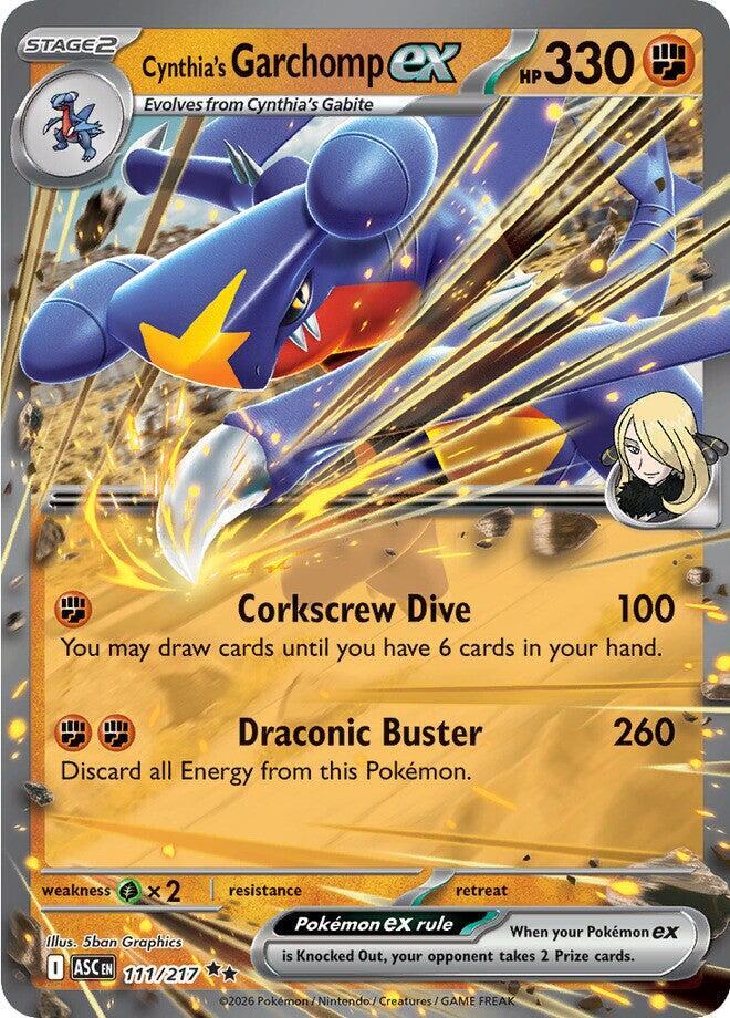 Cynthia's Garchomp ex - ME: Ascended Heroes - Pokemon - TCGplayer.com