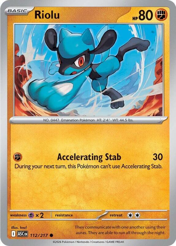 Riolu 112/217 from ME: Ascended Heroes
