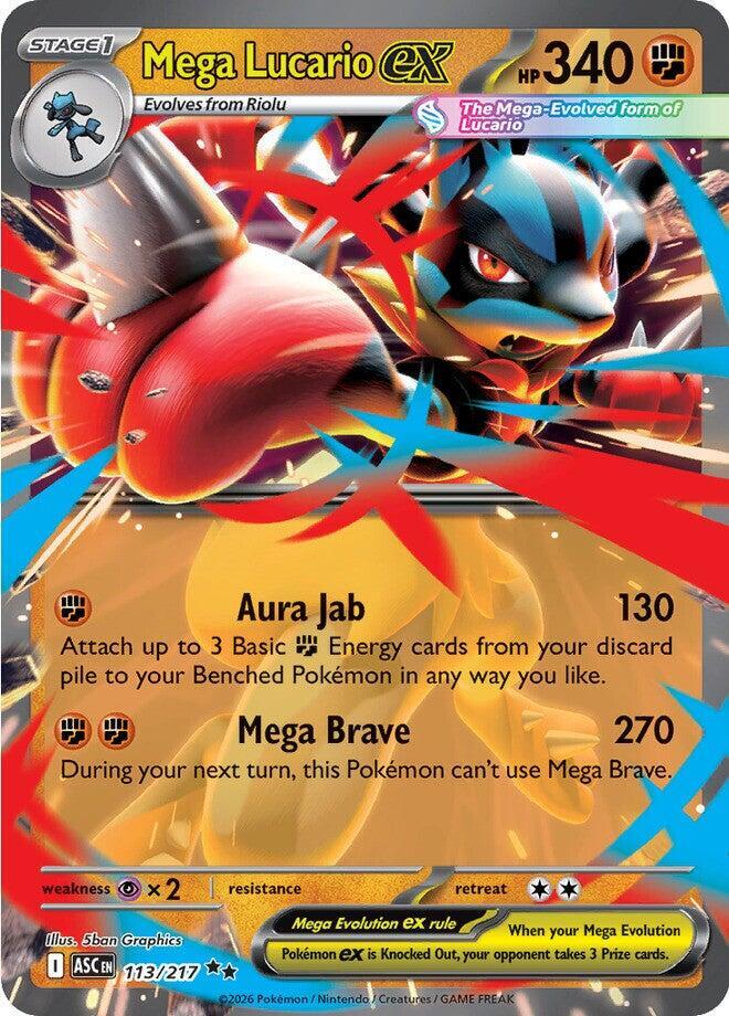 Mega Lucario ex - ME: Ascended Heroes - Pokemon - TCGplayer.com