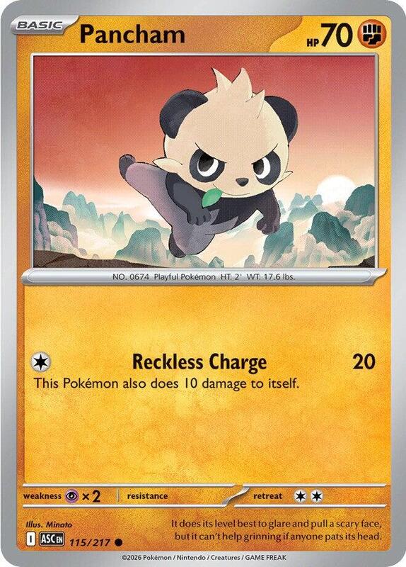 Pancham 115/217 from ME: Ascended Heroes