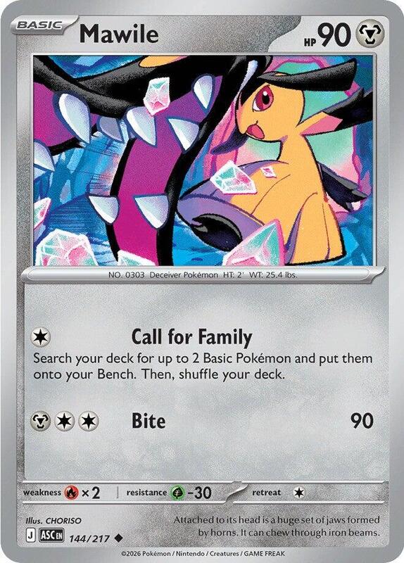 Mawile 144/217 from ME: Ascended Heroes