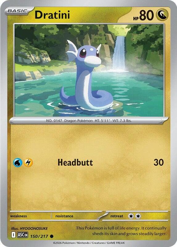 Dratini 150/217 from ME: Ascended Heroes