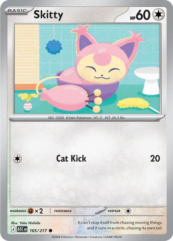 Skitty 165/217 from ME: Ascended Heroes
