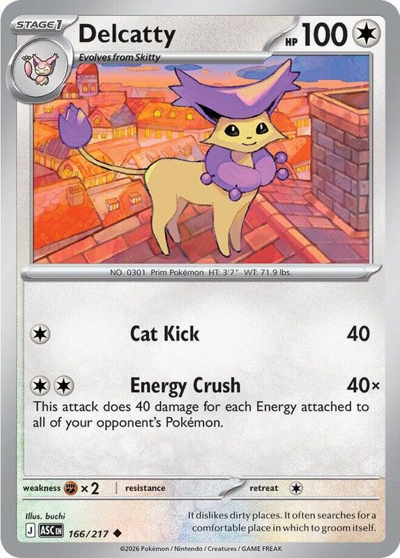 Delcatty 166/217 from ME: Ascended Heroes