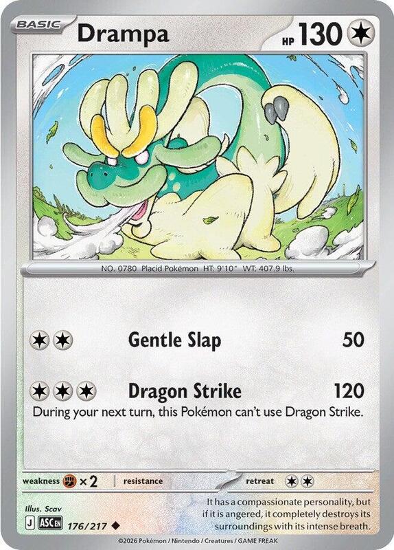 Drampa 176/217 from ME: Ascended Heroes