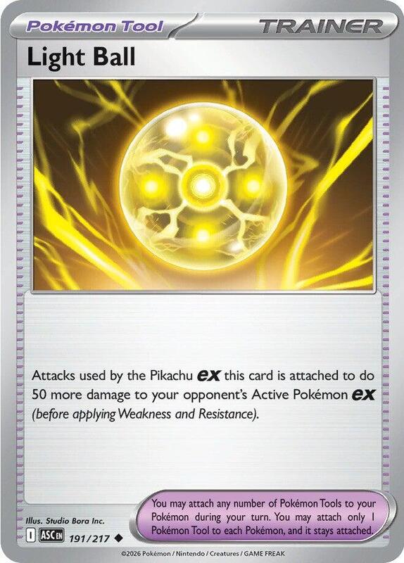 Light Ball 191/217 from ME: Ascended Heroes