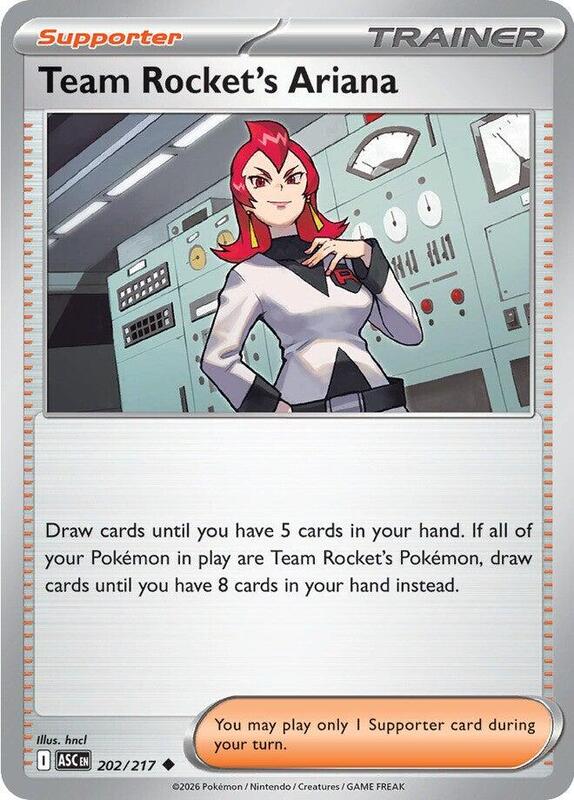 Team Rocket's Ariana 202/217 from ME: Ascended Heroes