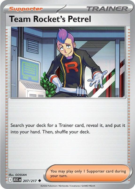 Team Rocket's Petrel 207/217 from ME: Ascended Heroes