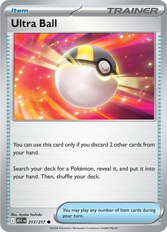 Ultra Ball 213/217 from ME: Ascended Heroes