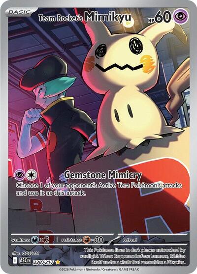 Team Rocket's Mimikyu - 238/217