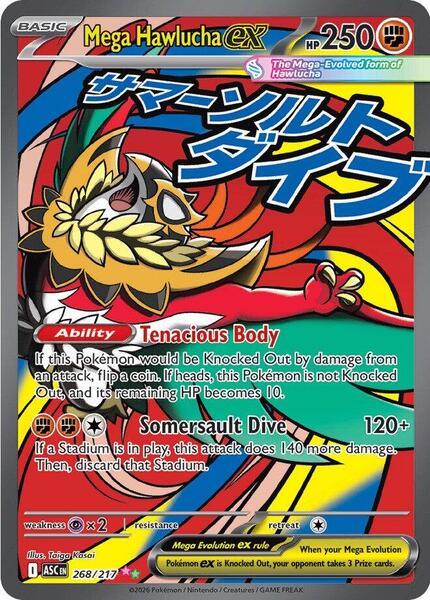 Mega Hawlucha ex card image