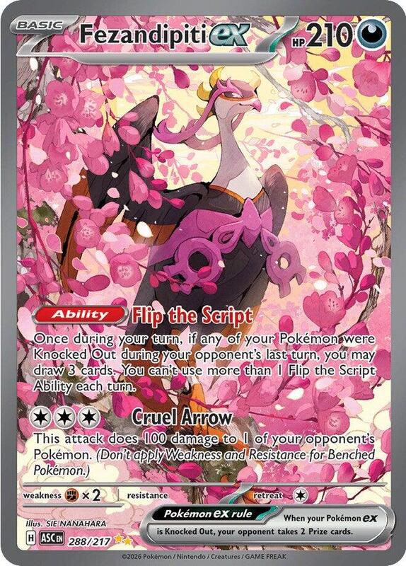 Fezandipiti ex 288/217 from ME: Ascended Heroes