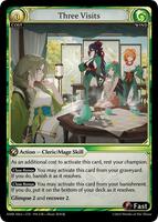 Grand Archive Three Visits 4枚 Three Visits - Mortal Ambition Alter Edition - Grand Archive TCG