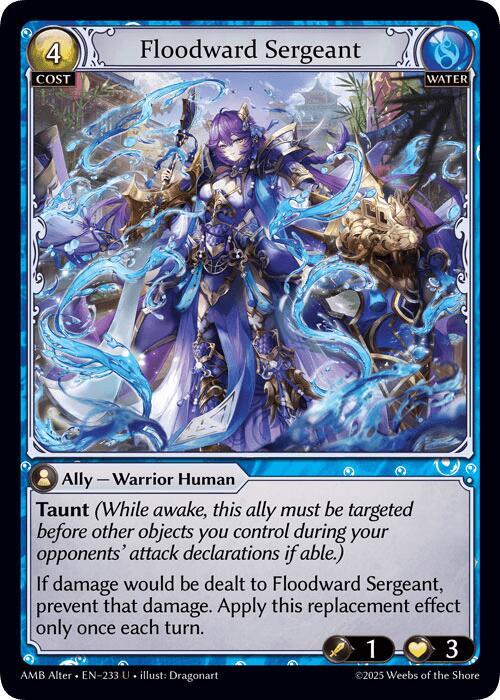 Floodward Sergeant - Mortal Ambition Alter Edition - Grand Archive