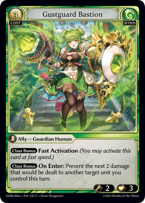 Gustguard Bastion - Mortal Ambition Alter Edition - Grand Archive