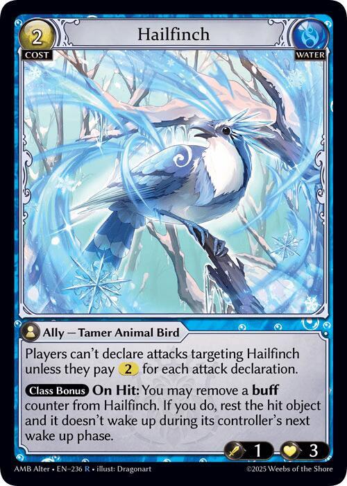 Hailfinch - Mortal Ambition Alter Edition - Grand Archive TCG