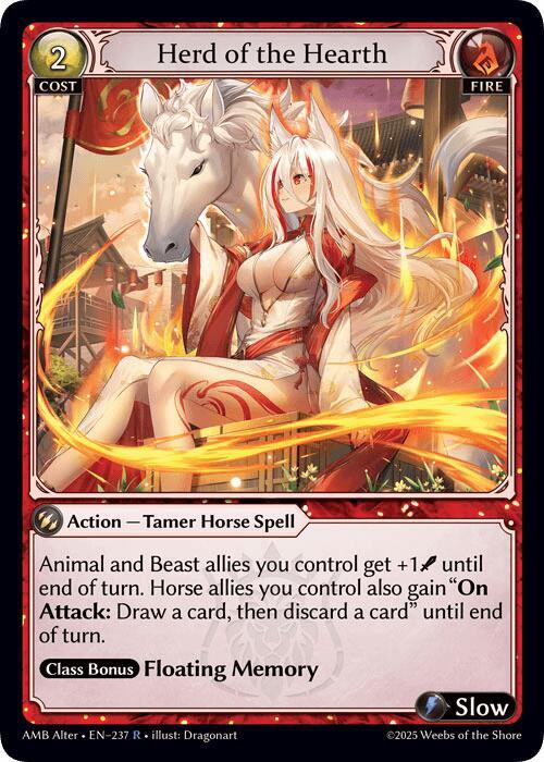 Herd of the Hearth - Mortal Ambition Alter Edition - Grand Archive