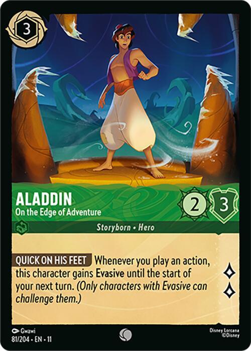 Aladdin - On the Edge of Adventure - Winterspell - Disney Lorcana