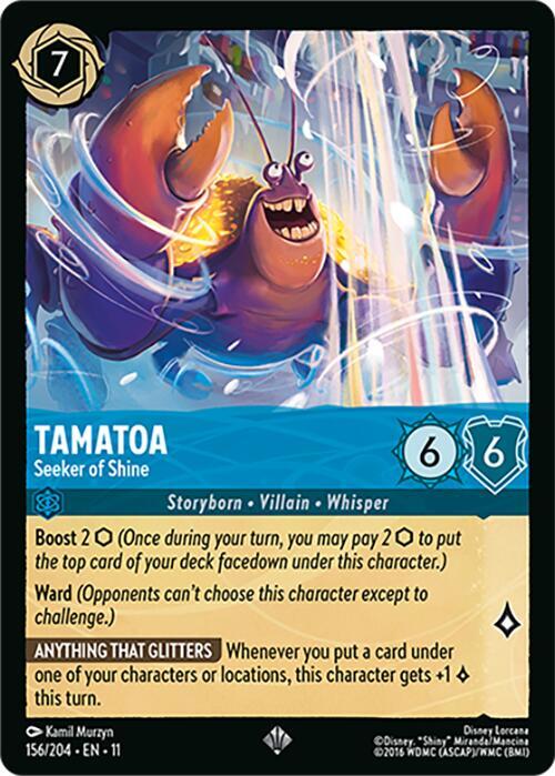 Tamatoa - Seeker of Shine - Winterspell - Disney Lorcana