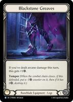 Blackstone Greaves - Compendium of Rathe - Flesh and Blood TCG