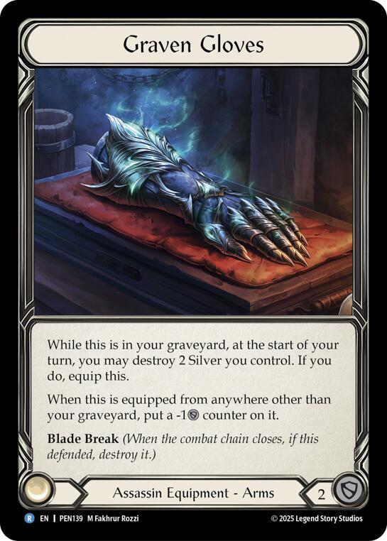 その他 KKFlesh and Blood Master Cog RF GaB Graven Gloves - Compendium of Rathe - Flesh and Blood TCG