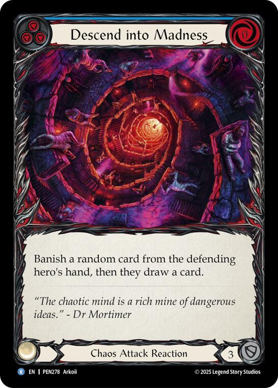Descend Into Madness (Blue) - Compendium of Rathe - Flesh and