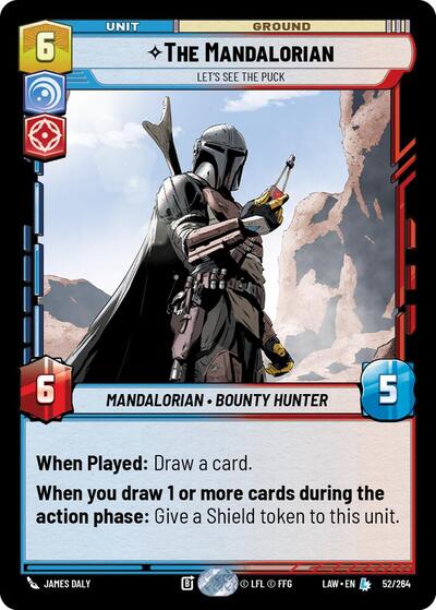 The Mandalorian - Let's See The Puck card