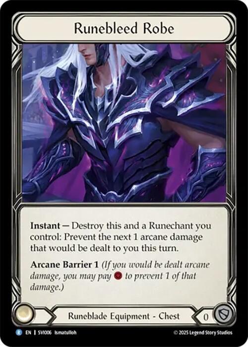 Runebleed Robe - Silver Age Chapter 1 - Flesh and Blood TCG