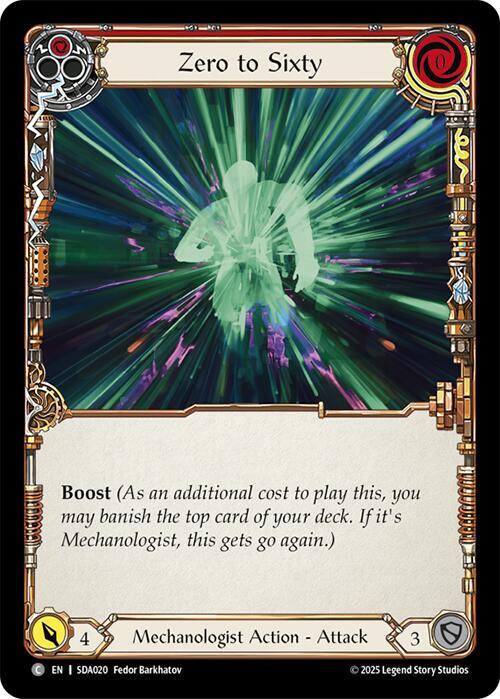 Zero to Sixty (Red) - Silver Age Chapter 1 - Flesh and Blood TCG