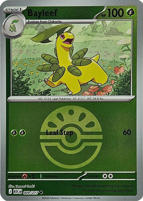 Bayleef (Friend Ball) 009/217 from ME: Ascended Heroes