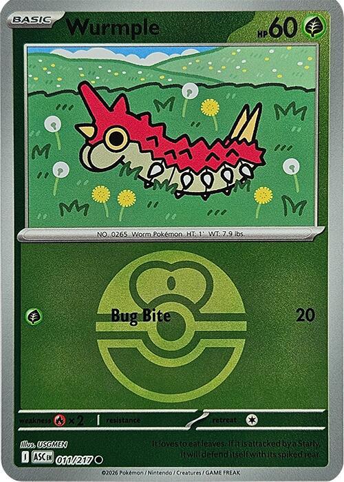 Wurmple (Love Ball) 011/217