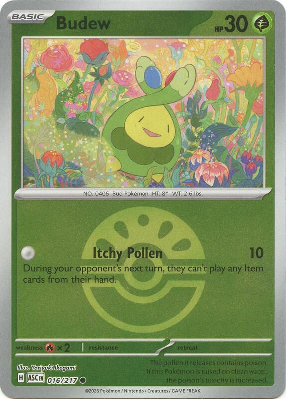 Budew - 016/217 (Friend Ball) 016/217 from ME: Ascended Heroes