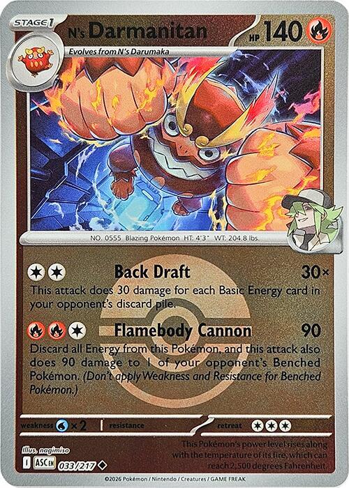 N's Darmanitan (Poke Ball) 033/217