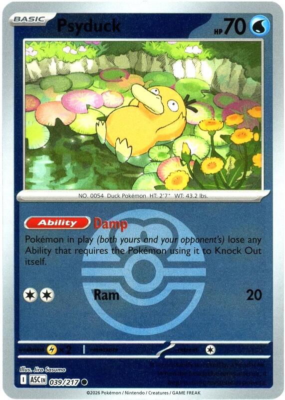 Psyduck - 039/217 (Love Ball) 039/217 from ME: Ascended Heroes