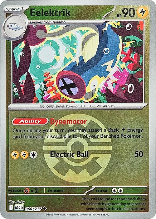 Eelektrik (Quick Ball) 060/217 from ME: Ascended Heroes