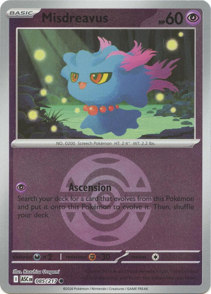 Misdreavus - 085/217 (Dusk Ball) 085/217