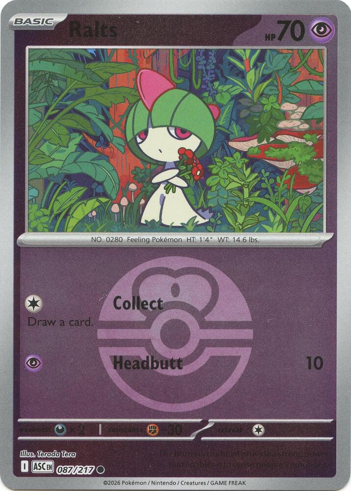 Ralts (Love Ball) 087/217