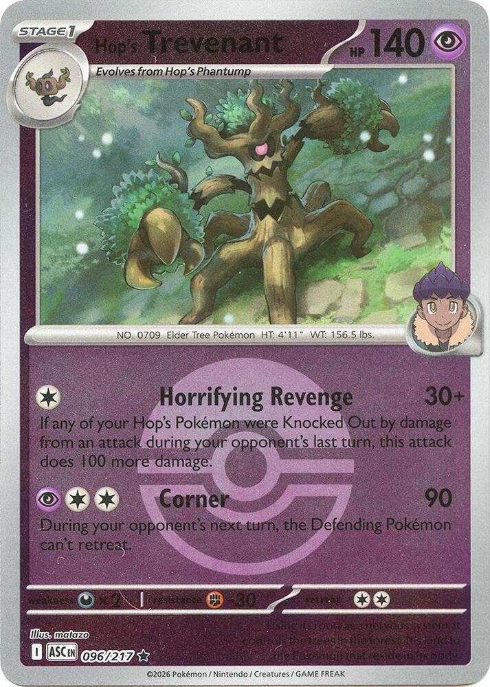 Hop's Trevenant - 096/217 (Poke Ball) 096/217