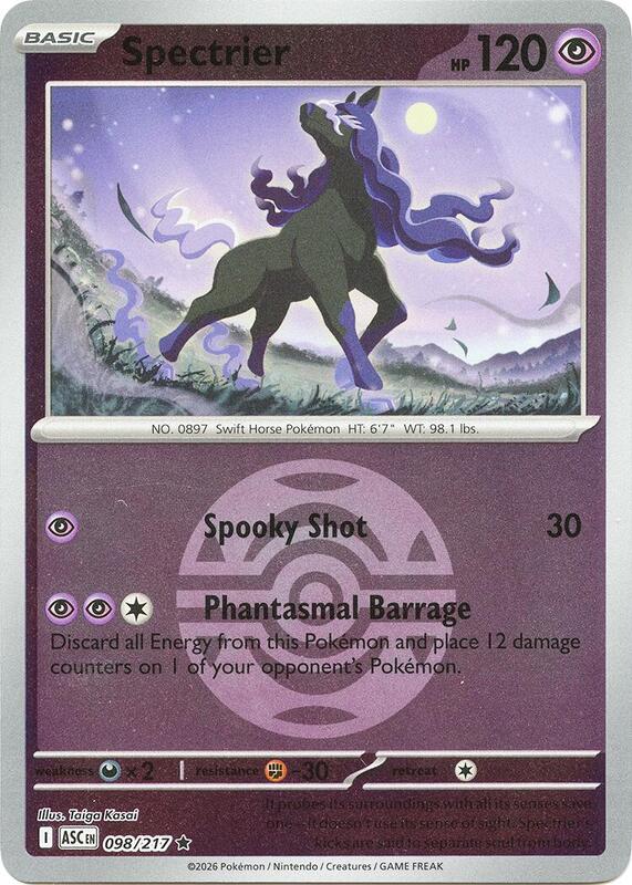 Spectrier (Dusk Ball) 098/217 from ME: Ascended Heroes