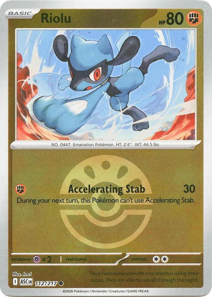 Riolu (Friend Ball) 112/217