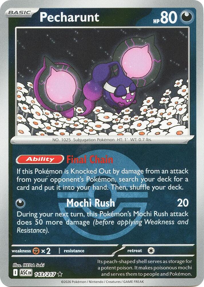 Pecharunt (Poke Ball) 143/217