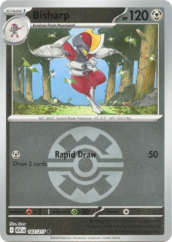 Bisharp (Quick Ball) 147/217 from ME: Ascended Heroes