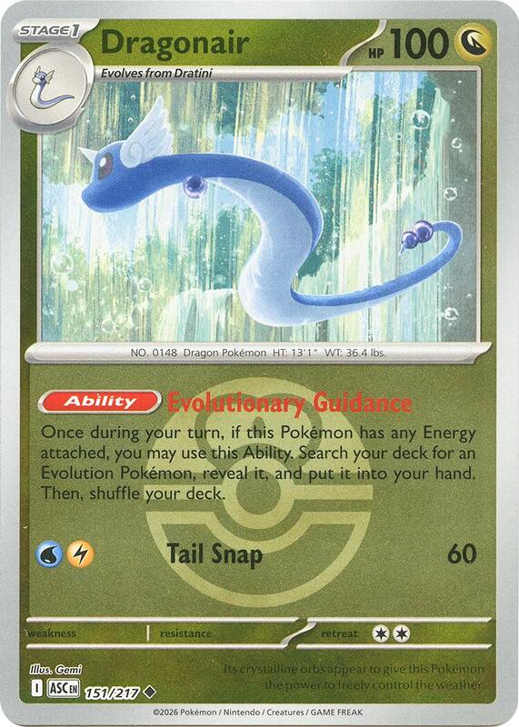 Dragonair (Love Ball) 151/217 from ME: Ascended Heroes