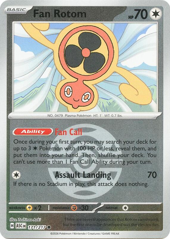 Fan Rotom - 171/217 (Dusk Ball) 171/217 from ME: Ascended Heroes