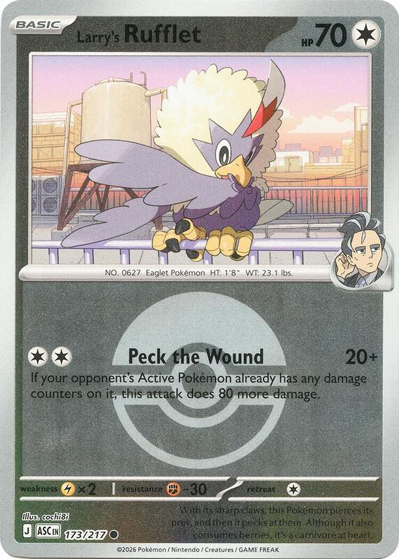 Larry's Rufflet (Poke Ball) 173/217 from ME: Ascended Heroes