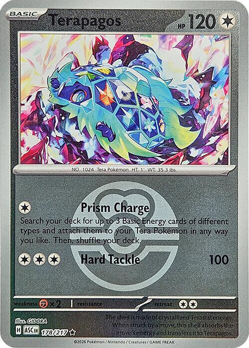 Terapagos (Love Ball) 178/217 from ME: Ascended Heroes