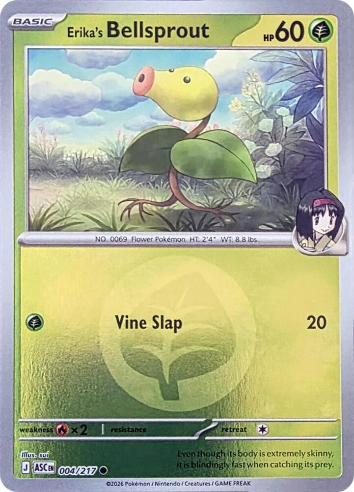 Erika's Bellsprout (Energy Symbol Pattern) 004/217